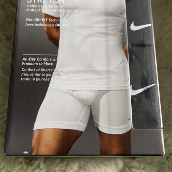 Nike Everyday Cotton Stretch 2Pack Undershirt Set - Picture 3 of 5